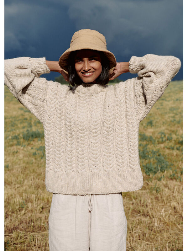 Lana Grossa PULLOVER Alta Moda Alpaca - Strikkeoppskrift (NO)