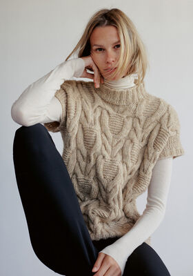 SLIPOVER Natural Alpaca Pelo fra Lana Grossa