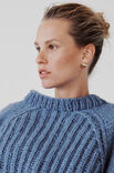 Lana Grossa PULLOVER Ecopuno Chunky - Strikkeoppskrift (DK)