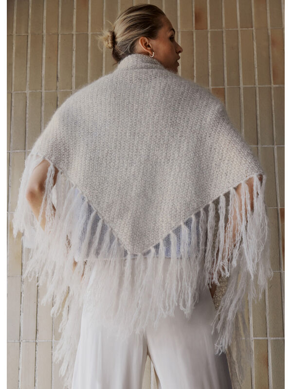Lana Grossa TREKANTSKJERF Brigitte No. 3 - Strikkeoppskrift (SE)