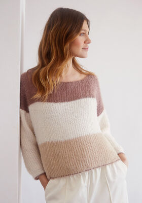 PULLOVER Per Fortuna - Strikkeoppskrift (SE) fra Lana Grossa