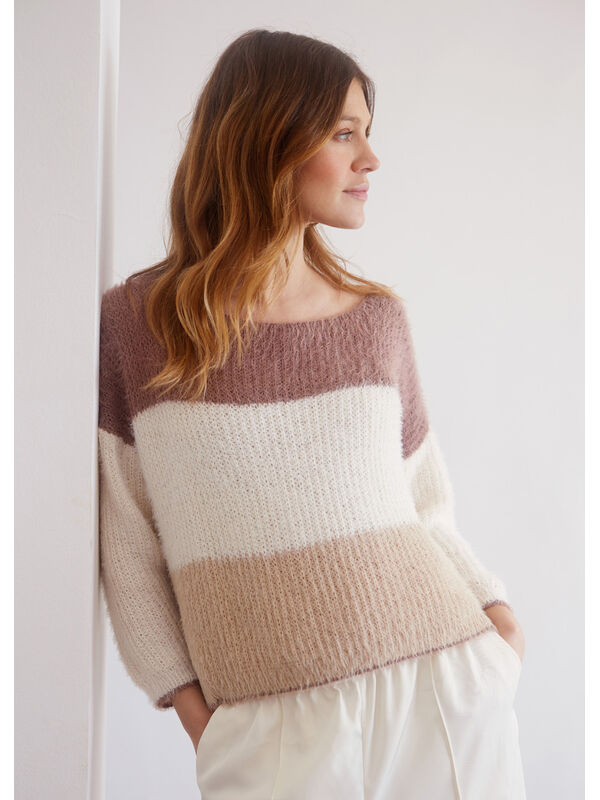 Lana Grossa PULLOVER Per Fortuna - Strikkeoppskrift (SE)