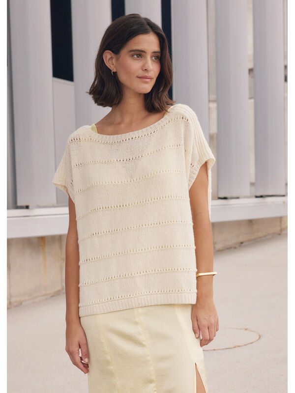 Lana Grossa T-SHIRT Puno Luce - Strikkeoppskrift (SE)