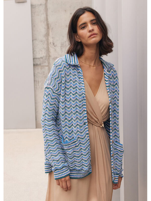 Lana Grossa CARDIGAN Dodici - Strikkeoppskrift (SE)