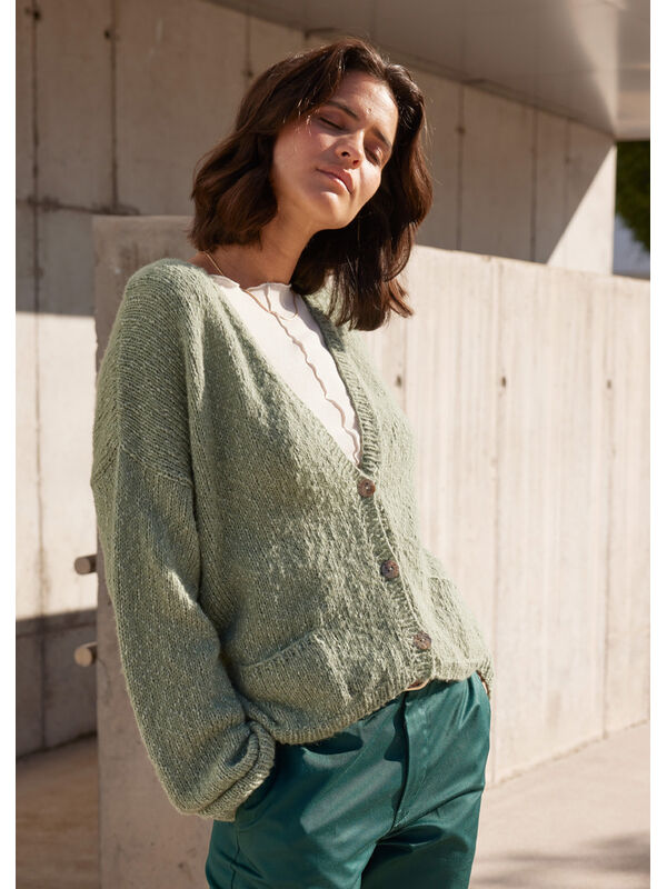 Lana Grossa CARDIGAN Fantasia - Strikkeoppskrift (SE)