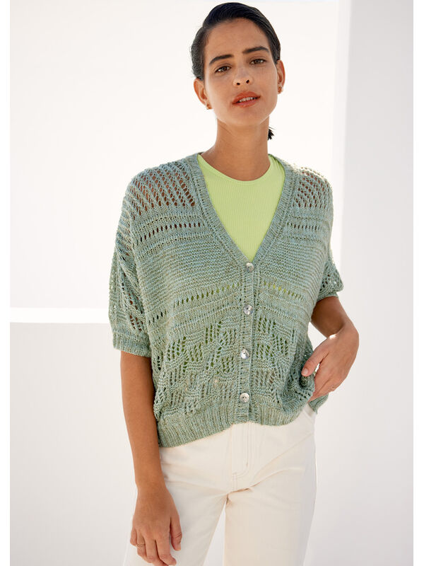 Lana Grossa CARDIGAN Diversa - Strikkeoppskrift (DK)