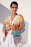 Lana Grossa CARDIGAN Gomitolo Collina & Per Fortuna - Hekleopskrift (SE)