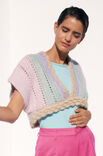 Lana Grossa HEKLET TOP Cotton Wool & Per Fortuna - Hekleopskrift (SE)