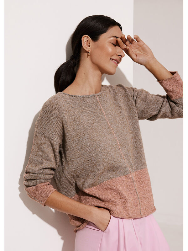 Lana Grossa PULLOVER Diversa - Strikkeoppskrift (SE)