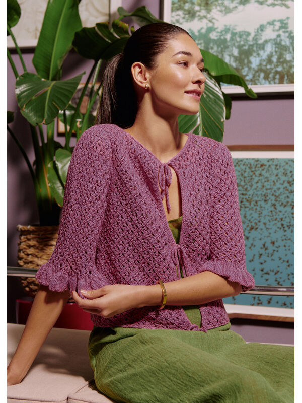 Lana Grossa CARDIGAN Diversa - Strikkeoppskrift (SE)