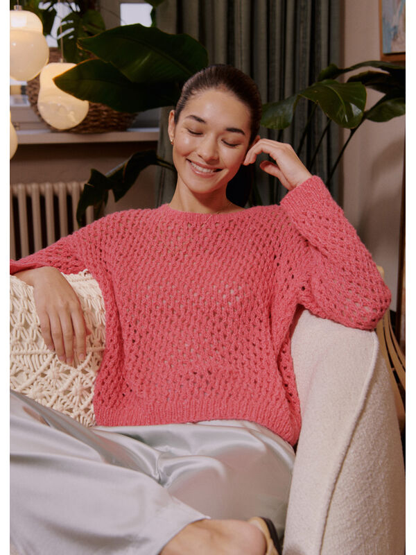 Lana Grossa PULLOVER Fantasia - Strikkeoppskrift (SE)