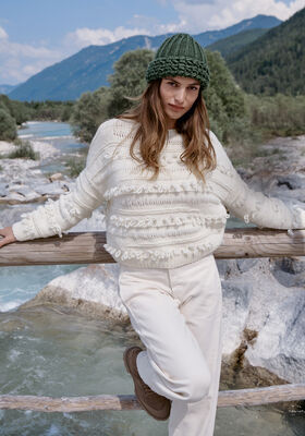 PULLOVER Cool Merino Big - Strikkeoppskrift (SE) fra Lana Grossa