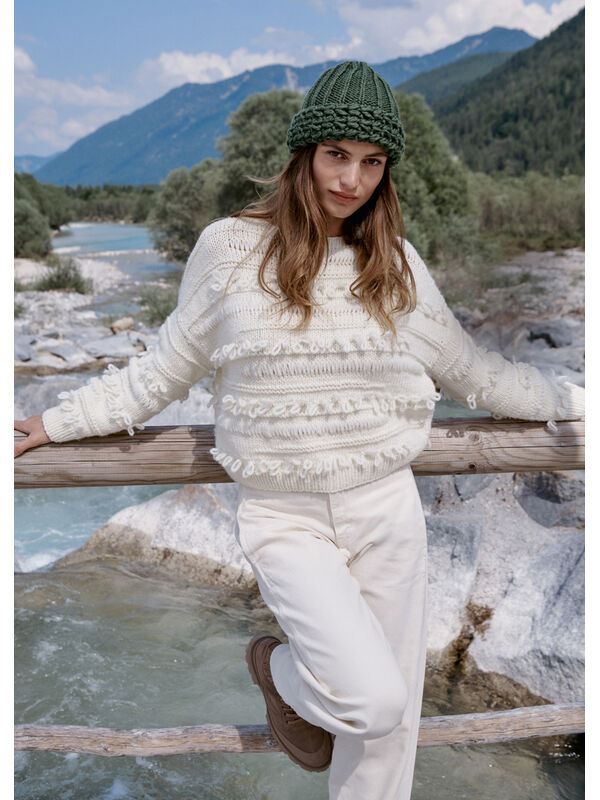Lana Grossa PULLOVER Cool Merino Big - Strikkeoppskrift (SE)
