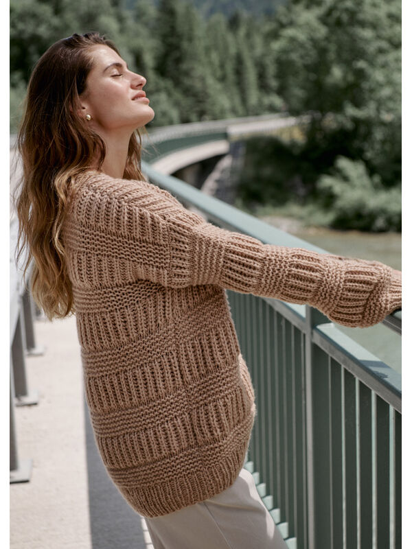 Lana Grossa JAKKE Lala Berlin Lovely Cotton - Strikkeoppskrift (SE)