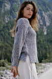 Lana Grossa PULLOVER Cool Merino Print - Strikkeoppskrift (SE)