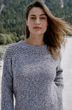 Lana Grossa PULLOVER Cool Merino Print - Strikkeoppskrift (SE)
