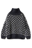 Lana Grossa PULLOVER Natural Alpaca Lungo - Strikkeoppskrift (SE)