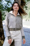 Lana Grossa JAKKE Natural Alpaca Pelo - Strikkeoppskrift (DK)