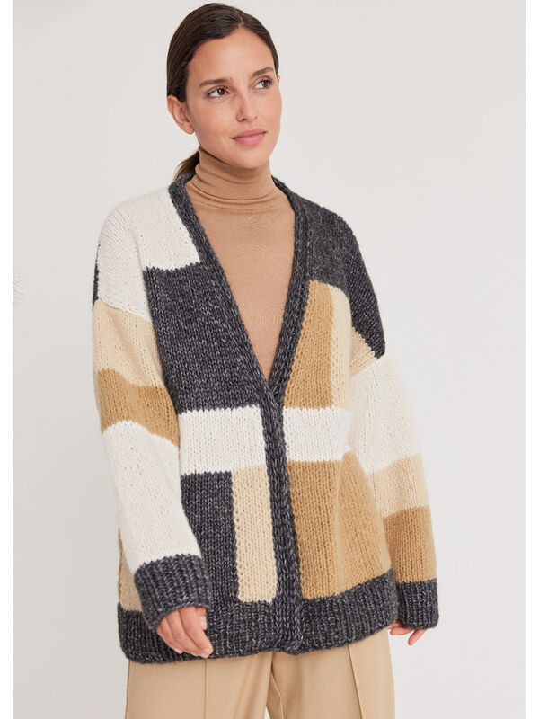 Lana Grossa JAKKE Ecopuno Chunky - Strikkeoppskrift (SE)