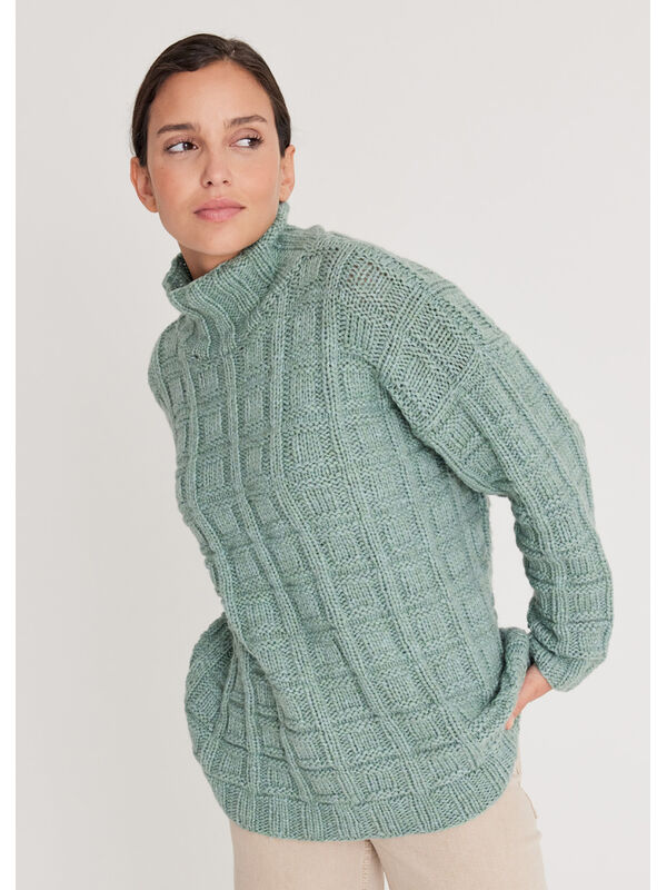 Lana Grossa PULLOVER Alta Moda Cashmere 16 - Strikkeoppskrift (SE)