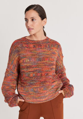 PULLOVER Cool Merino Big Color - Strikkeoppskrift (SE) fra Lana Grossa