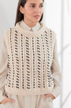 Lana Grossa SLIPOVER Alpaca Air - Strikkeoppskrift (DK)