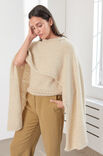 Lana Grossa CAPE Natural Alpaca Pelo - Strikkeoppskrift (SE)