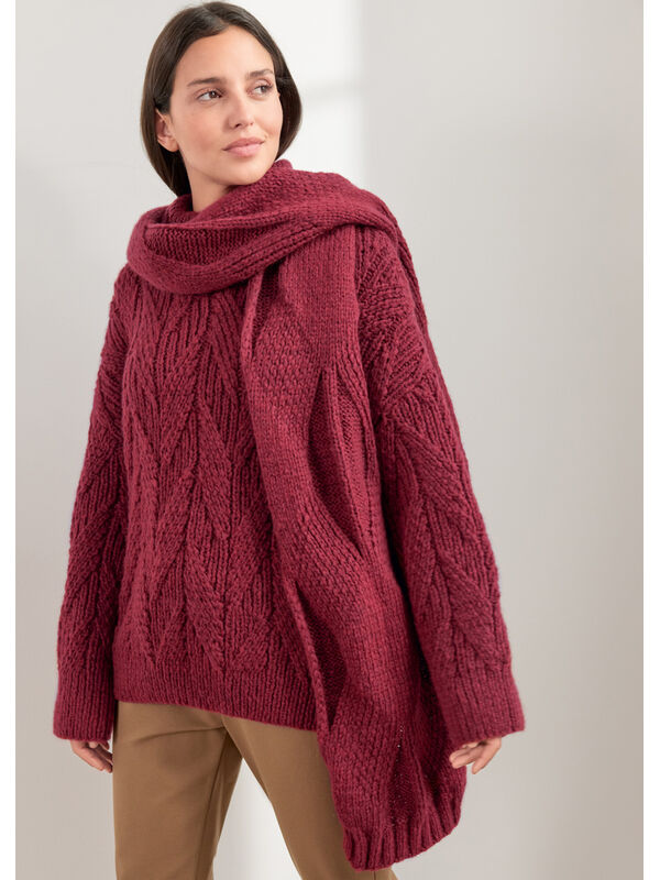 Lana Grossa PULLOVER Spuma - Strikkeoppskrift (SE)