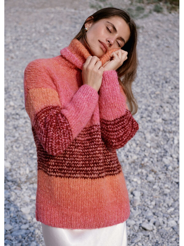 Lana Grossa PULLOVER Avio - Strikkeoppskrift (SE)