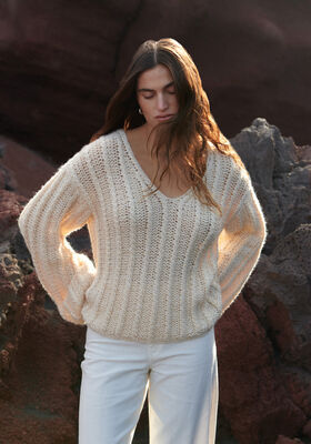 PULLOVER Setasuri & Ecopuno - Strikkeoppskrift (SE) fra Lana Grossa