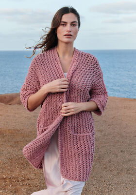 CARDIGAN The Look - Strikkeoppskrift (SE) fra Lana Grossa