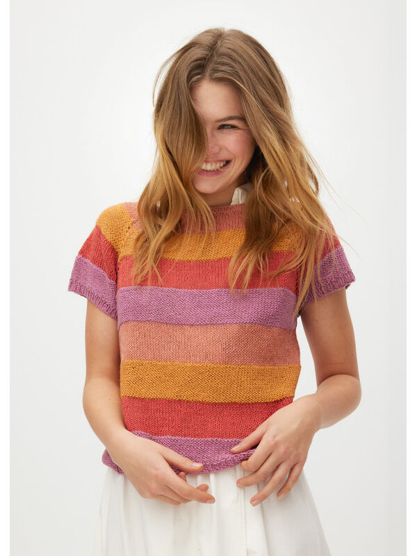 Lana Grossa TOPDOWN SHIRT Diversa - Strikkeoppskrift (DK)