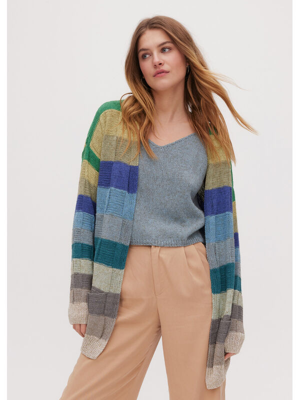 Lana Grossa CARDIGAN Diversa - Strikkeoppskrift (DK)