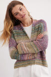 Lana Grossa CARDIGAN Mosaico - Strikkeoppskrift (SE)