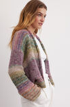 Lana Grossa CARDIGAN Mosaico - Strikkeoppskrift (SE)