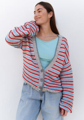 CARDIGAN Diversa, Riccio, Sottile & Promessa - Strikkeoppskrift (NO) fra Lana Grossa