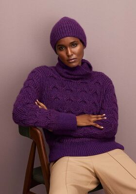 PULLOVER Silkhair & Ecopuno - Strikkeoppskrift (SE) fra Lana Grossa