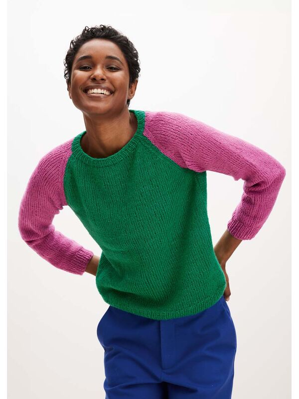 Lana Grossa PULLOVER Soffio - Strikkeoppskrift (SE)