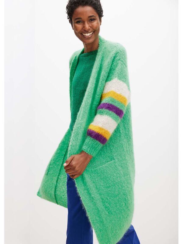 Lana Grossa CARDIGAN Mohair Moda - Strikkeoppskrift (SE)