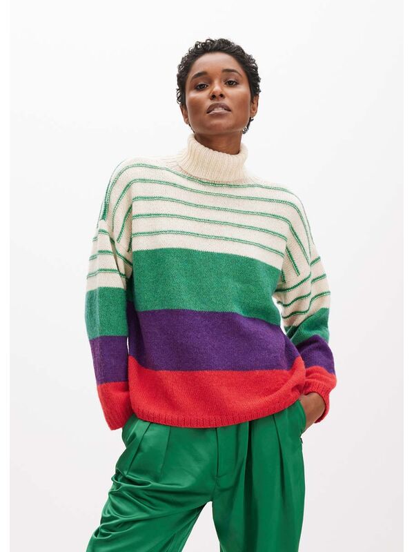 Lana Grossa PULLOVER Ecopuno - Strikkeoppskrift (SE)