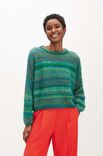 Lana Grossa PULLOVER Colorissimo & Silkhair - Strikkeoppskrift (SE)