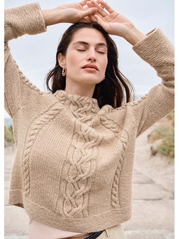 Lana Grossa PULLOVER Setosa - Strikkeoppskrift (SE)