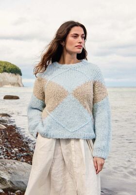 PULLOVER Royal Alpaca & Brigitte No. 2 - Strikkeoppskrift (SE) fra Lana Grossa