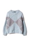 Lana Grossa PULLOVER Royal Alpaca & Brigitte No. 2 - Strikkeoppskrift (SE)