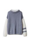 Lana Grossa PULLOVER Superkid Seta - Strikkeoppskrift (SE)