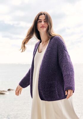 CARDIGAN Lucida - Strikkeoppskrift (SE) fra Lana Grossa