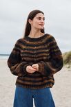 Lana Grossa PULLOVER Picasso - Strikkeoppskrift (DK)