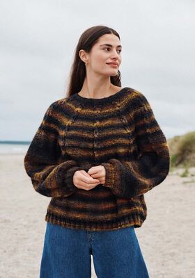 PULLOVER Picasso - Strikkeoppskrift (DK) fra Lana Grossa