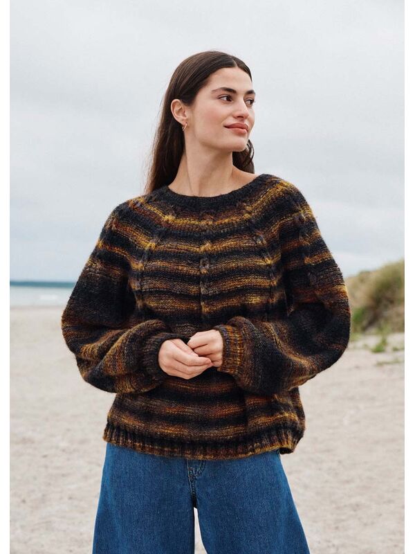Lana Grossa PULLOVER Picasso - Strikkeoppskrift (DK)