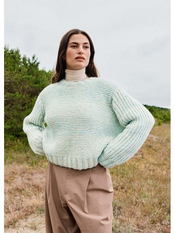 Lana Grossa PULLOVER Twinny - Strikkeoppskrift (SE)